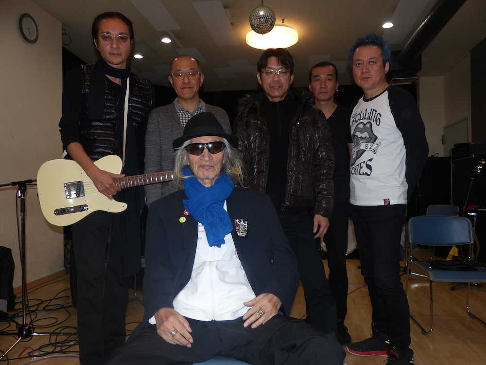 リハーサルを行った内田裕也率いるトルーマン・カポーティー・ロックンロール・バンド