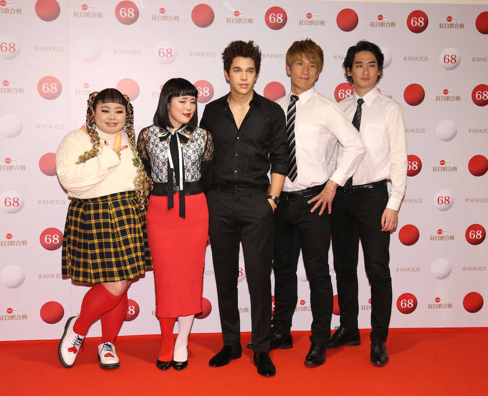 【画像・写真】どうなる？ｗｉｔｈ　Ｂ　背中文字は紅白バージョン「楽しみにして」