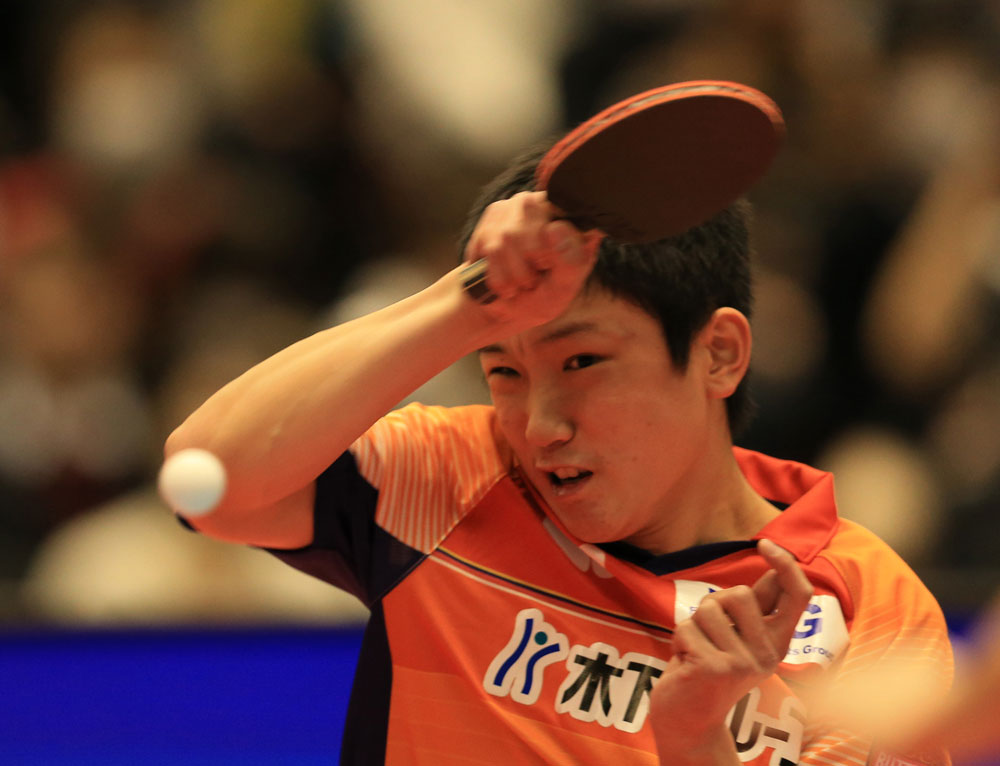 【画像・写真】男子シングルス決勝に進出した張本智和