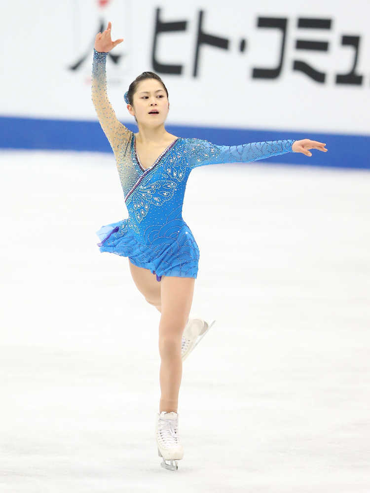 【画像・写真】＜フィギュアスケート四大陸選手権第３日＞フリーに向け練習する宮原知子（撮影・小海途　良幹）