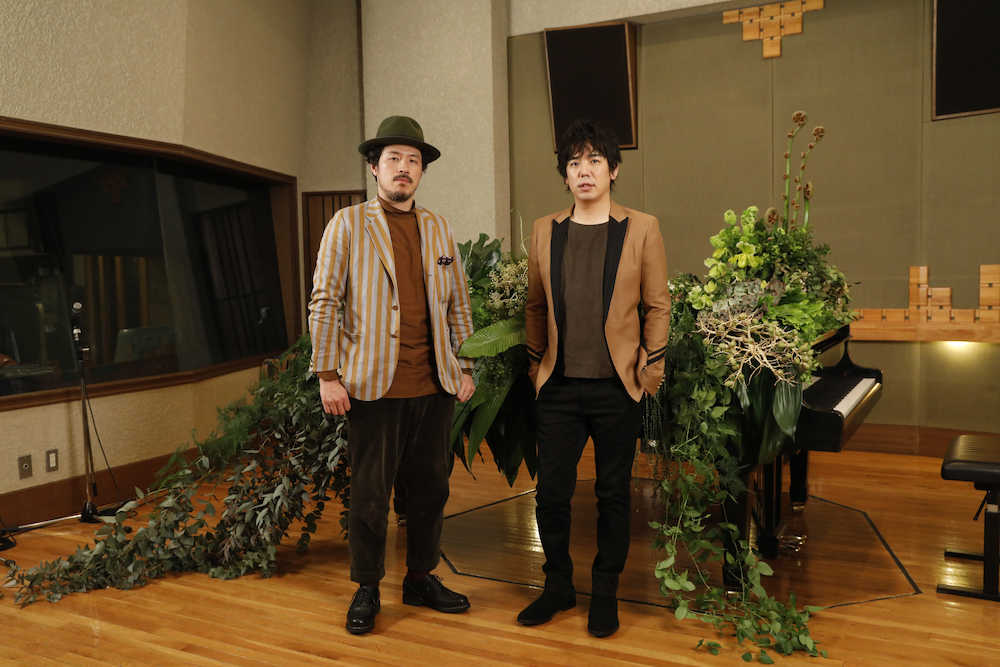 「スキマスイッチ」の常田真太郎（左）と大橋卓弥