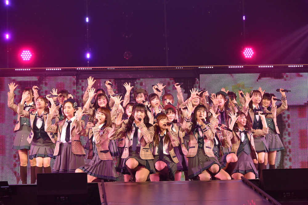 【画像・写真】ＨＫＴ“全員主役”アリーナツアー開幕　宮脇、笑顔封印クールパフォ