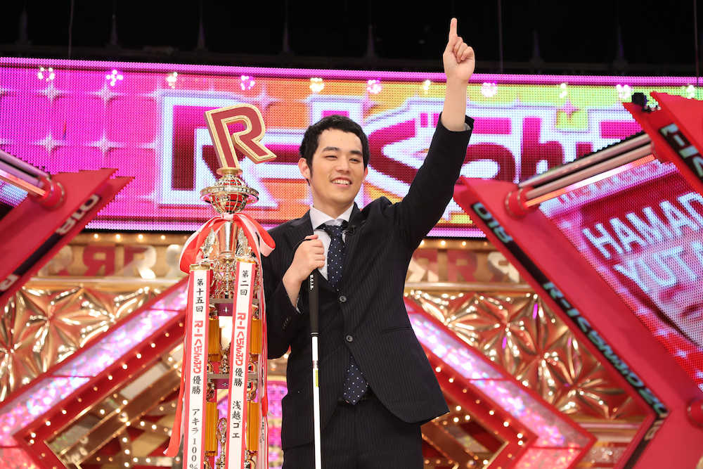 【画像・写真】Ｒ―１優勝の濱田祐太郎　テレビ出演に追われる　連覇へ意気込み「自分が納得できる喋りを」