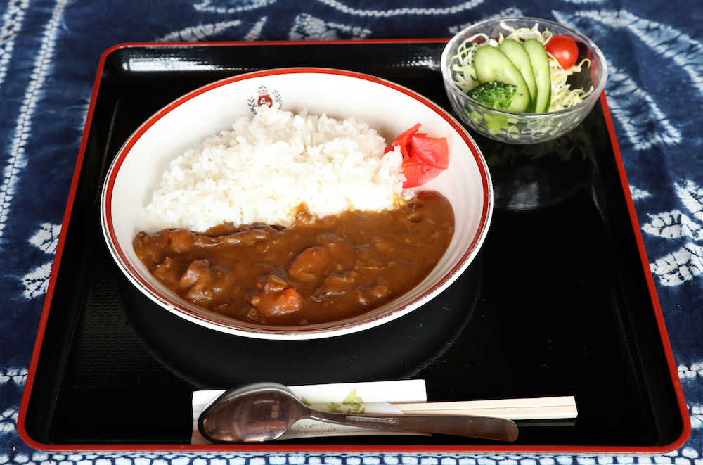 【画像・写真】【王将戦第５局】豊島八段　勝負メシは２日連続カレーライス