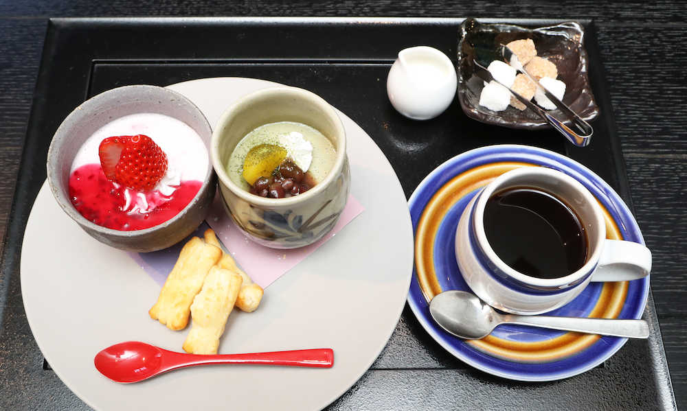 【画像・写真】【王将戦第６局】おやつタイム午前は…久保王将はババロアセット