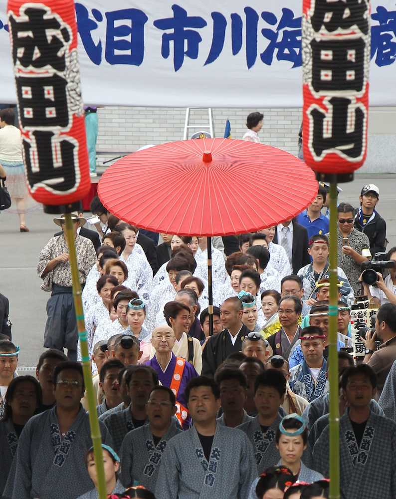 【画像・写真】海老蔵　新勝寺で１０年後父子共演を、勸玄君が「歌舞伎の道」宣言