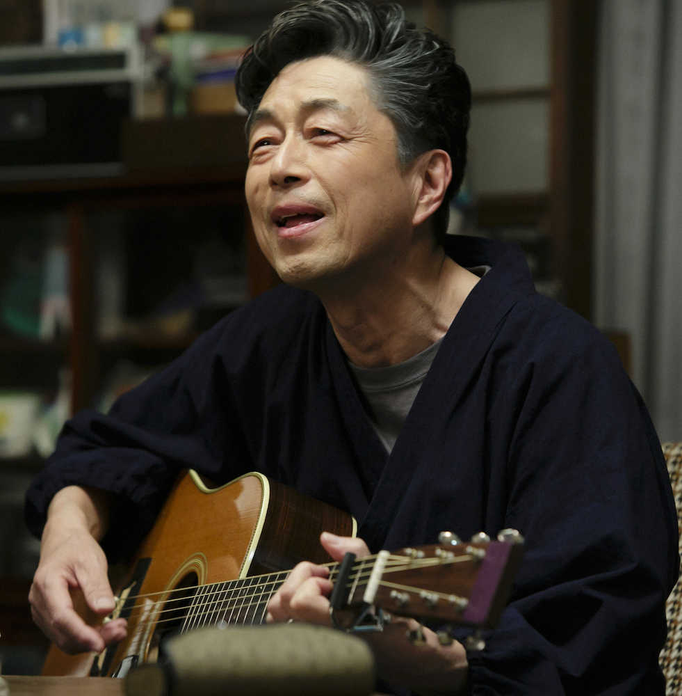 【画像・写真】【明日6月1日の「半分、青い。」】第53話　晴が上京　祖父役・中村雅俊の熱唱＆ギター再び