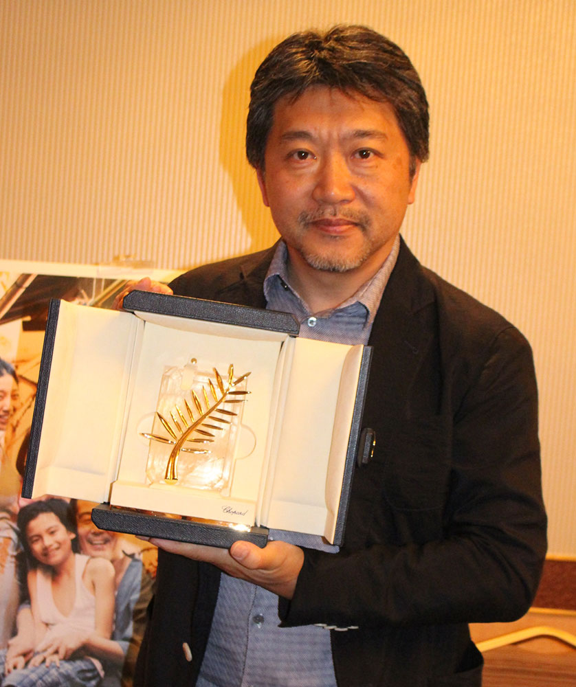 「万引き家族」でカンヌ国際映画祭の最高賞パルムドールを受賞した是枝裕和監督