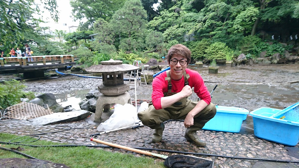 【画像・写真】テレ東「池の水」で番組史上初の発見！ロンブー淳もドキドキ　巨大魚アオウオを捕獲