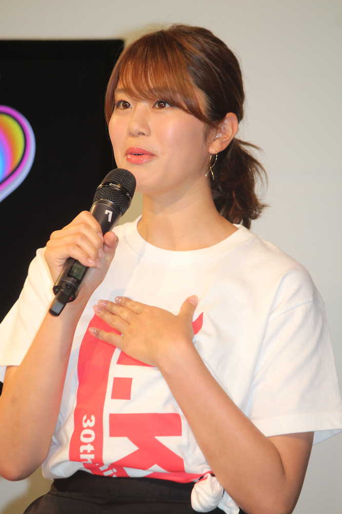 「カンコンキンシアター３２」制作発表会見に出席した稲村亜美