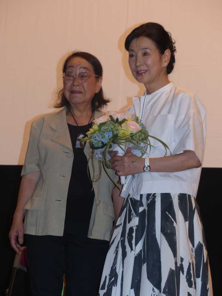 【画像・写真】小百合「核兵器のない世界を」　「被爆者の声をうけつぐ映画祭」で訴え