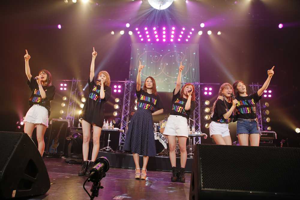 【画像・写真】チャオベラ解散ライブ　卒業メンバーも駆けつけ６人でデビュー曲も熱唱