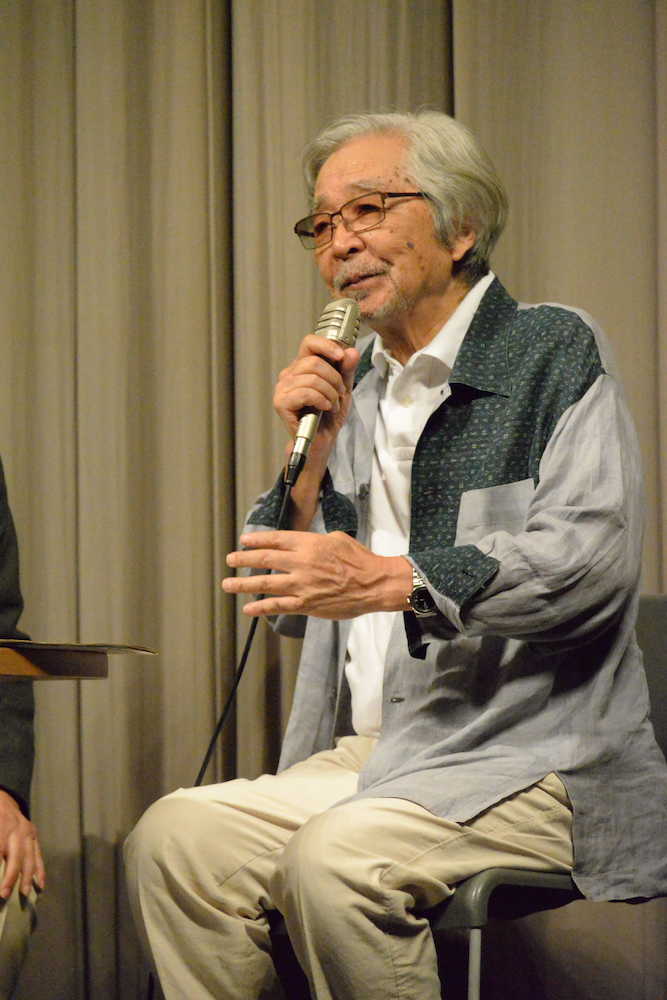 新藤兼人平和映画祭にゲスト参加し、トークショーを行っ
た山田洋次監督