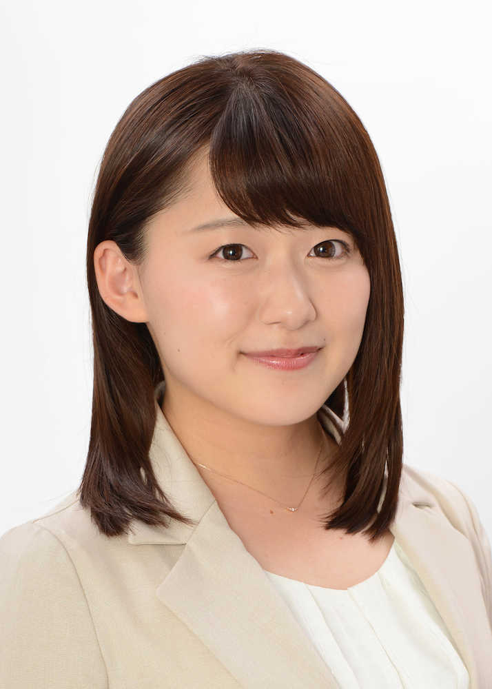 日本テレビの新情報番組「バゲット」のＭＣを務める尾崎里紗アナウンサー