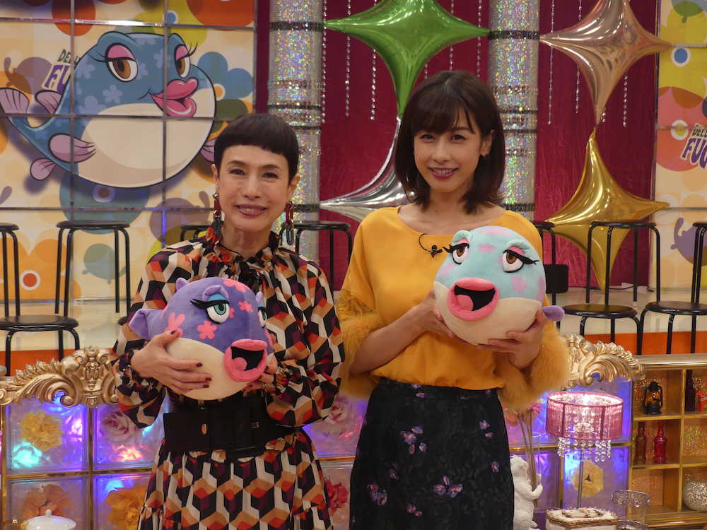日本テレビのバラエティー番組のＭＣを務める久本雅美（左）と加藤綾子