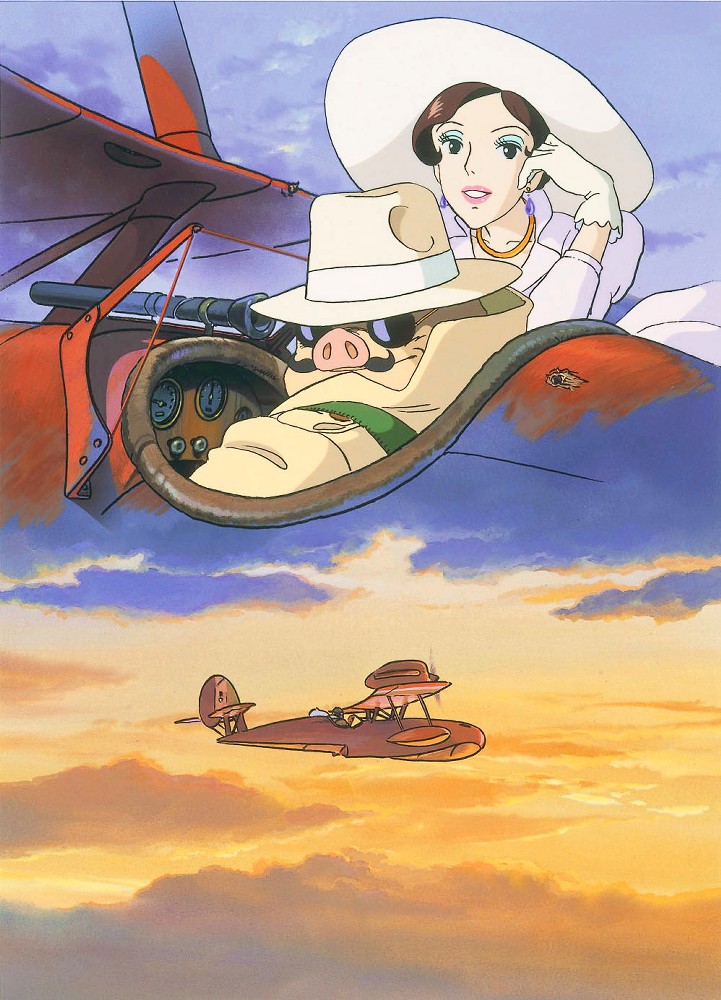 「紅の豚」のワンシーン（Ｃ） 1992 Studio Ghibli・NN