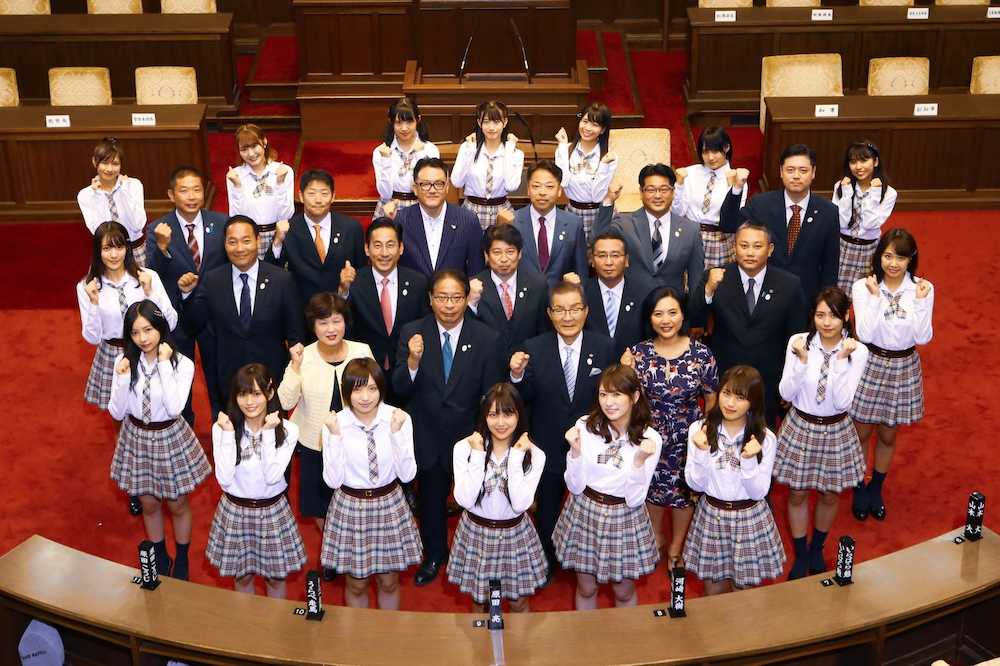 【画像・写真】ＮＭＢ48　好評で再登場　７日から「ＮＭＢの教えて！大阪府議会」