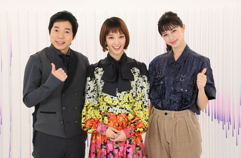 「アナザースカイ」に出演する（左から）今田耕司、剛力彩芽、中条あやみ（Ｃ）日本テレビ