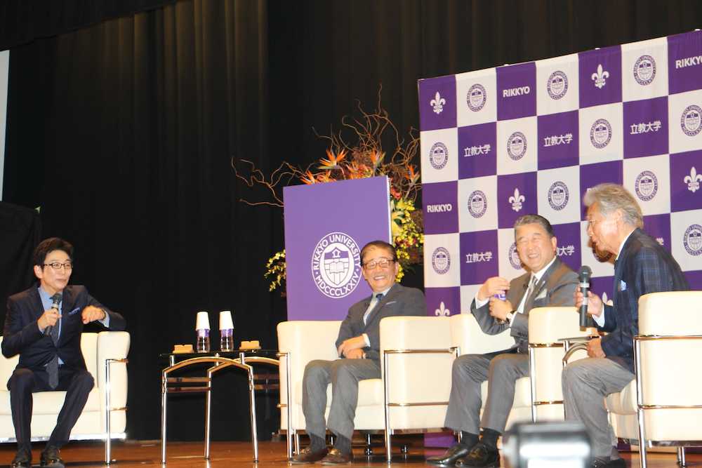【画像・写真】徳光和夫、関口宏、みのもんた、古舘伊知郎　立大イベントで超豪華トークショー！