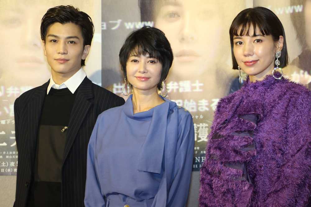 【画像・写真】真木よう子　主演ドラマ「炎上弁護人」で記者に囲まれるシーン「恐怖ですね」