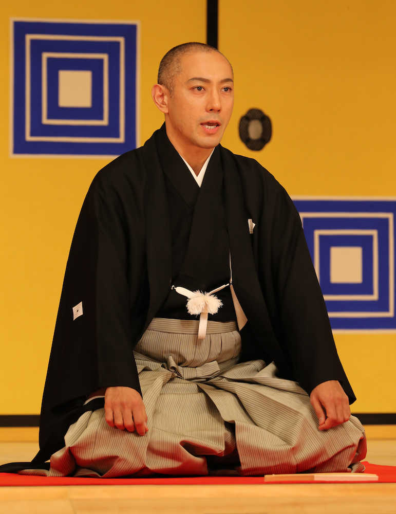 【画像・写真】【海老蔵、勸玄くん会見３】勸玄くんは遊びより稽古好き　海老蔵「うれしい」