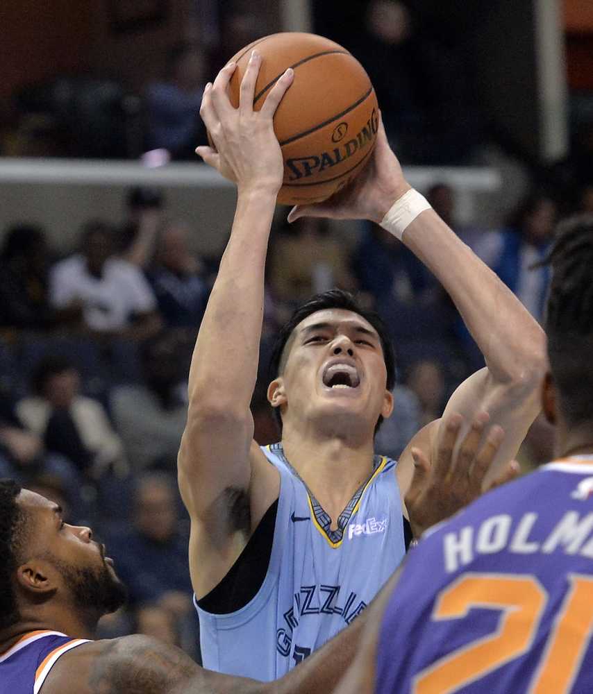 【画像・写真】Ｇリーグの試合に出場した渡辺雄太（ＡＰ）