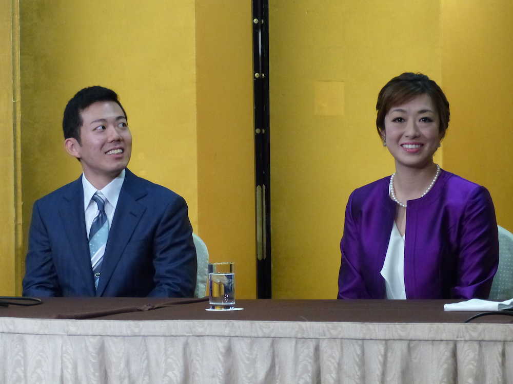 北翔海莉おのろけ ２倍の幸せを 藤山扇治郎との夫婦初共演舞台 蘭 緒方洪庵 会見 スポニチ Sponichi Annex 芸能
