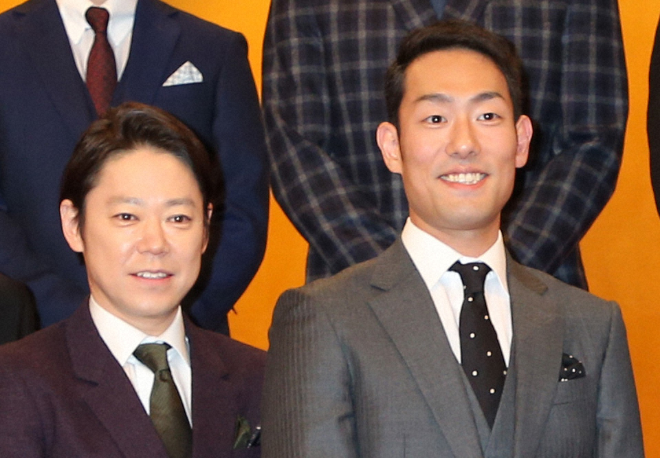 NHK大河ドラマ「いだてん」にダブル主演する俳優・阿部サダヲ（左）と歌舞伎俳優の中村勘九郎