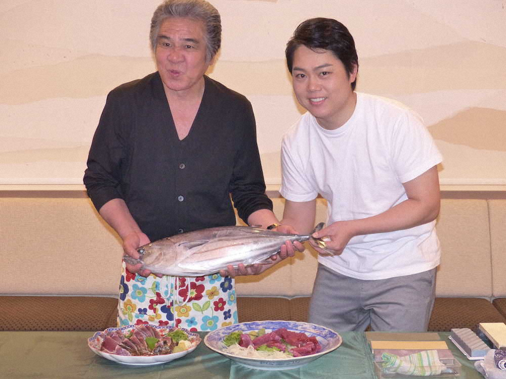 【画像・写真】三山ひろしに大先輩鳥羽一郎がエール「今が旬のカツオのよう」