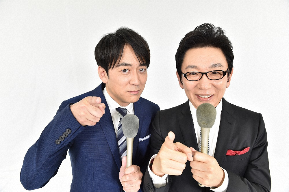 「生放送！平成最後の日」の総合司会を務める安住紳一郎アナウンサー（左）と古舘伊知郎（C）TBS