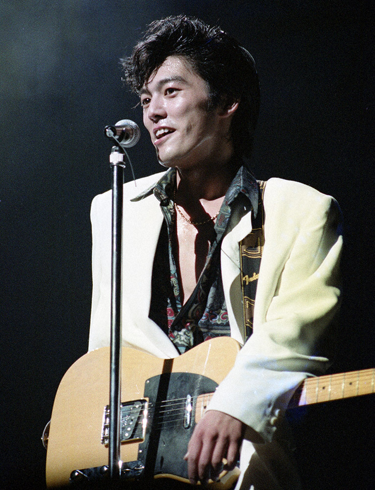尾崎豊さん（1991年5月撮影）