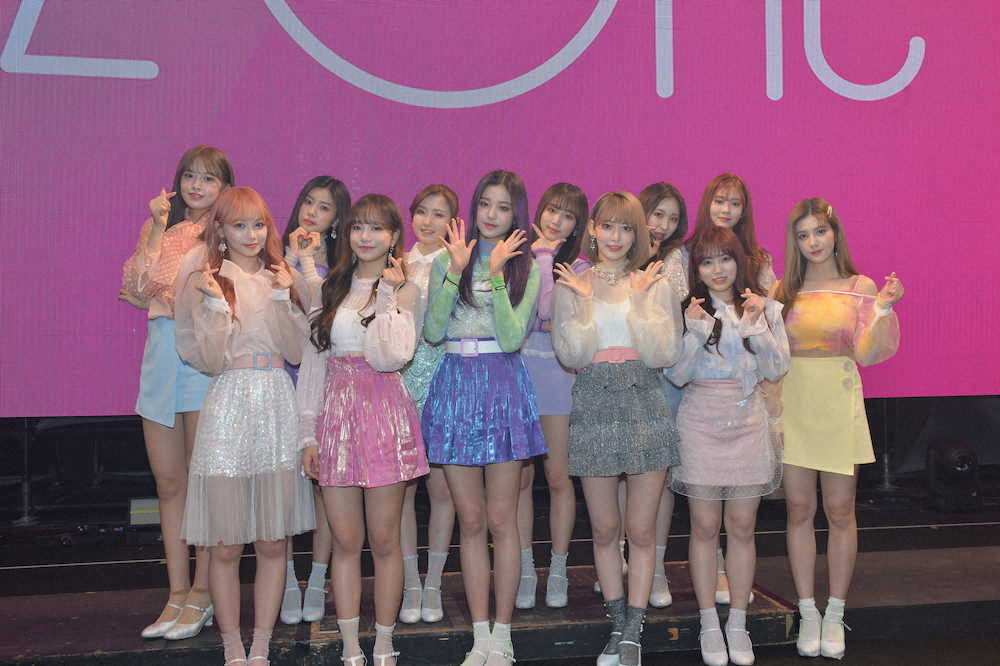 【画像・写真】日韓12人組「IZ＊ONE」に2万人熱狂　日本初ファンミーティング　宮脇咲良「毎日皆さんと会いたい」
