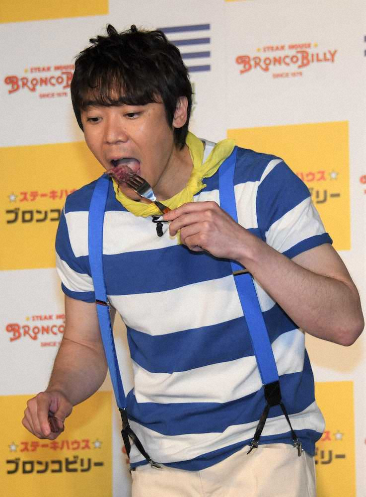 【画像・写真】よしお兄さん　初挑戦の食レポでおやじギャグ披露