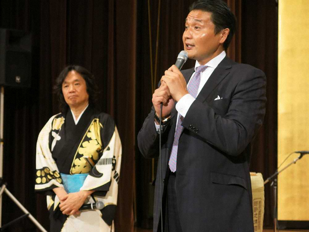 【画像・写真】菊水丸　盆踊りツアー出陣式に“弟分”貴乃花光司氏も出席