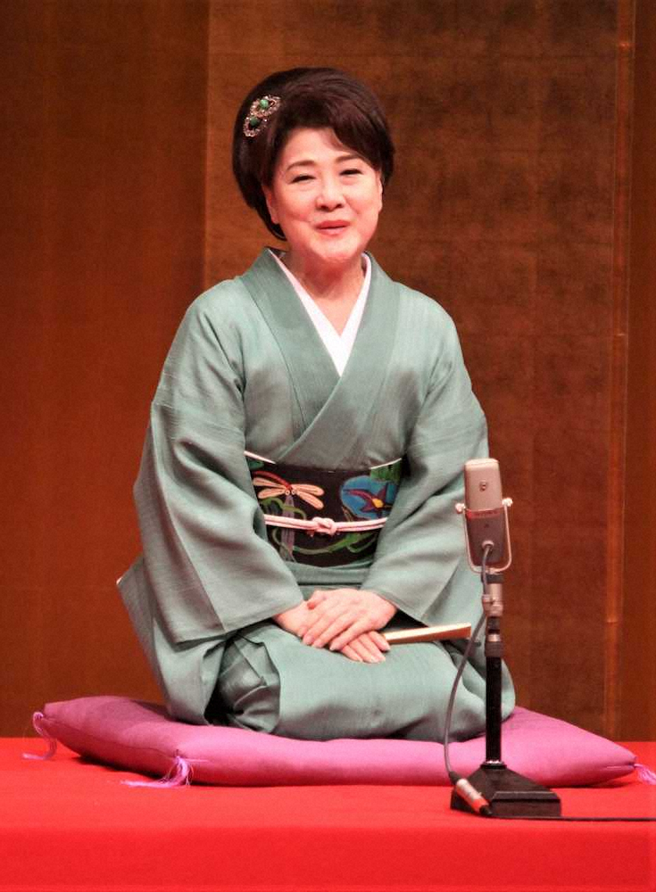【画像・写真】川中美幸が落語に初挑戦　稽古期間2週間での高座に「30点かな」も継続誓う