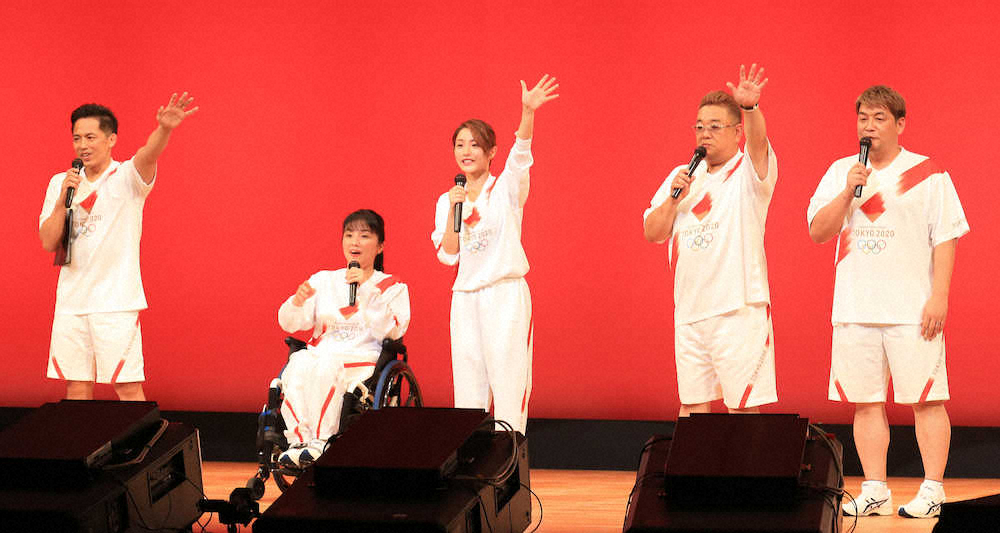 【画像・写真】東京五輪開幕までちょうど1年　サンド富澤　聖火リレーへ「2つの意味で“せいか”を見せたい」