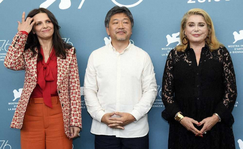 【画像・写真】是枝裕和監督「真実」ベネチア映画祭OP上映　海外記者絶賛「感動的」「カトリーヌ・ドヌーヴ圧巻」