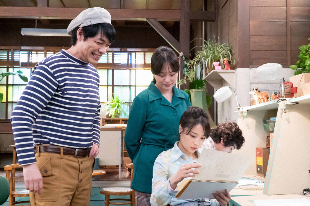 【画像・写真】【明日9月12日のなつぞら】第142話　なつ、新アニメ作画に試行錯誤も優と泰樹の絵を見て…