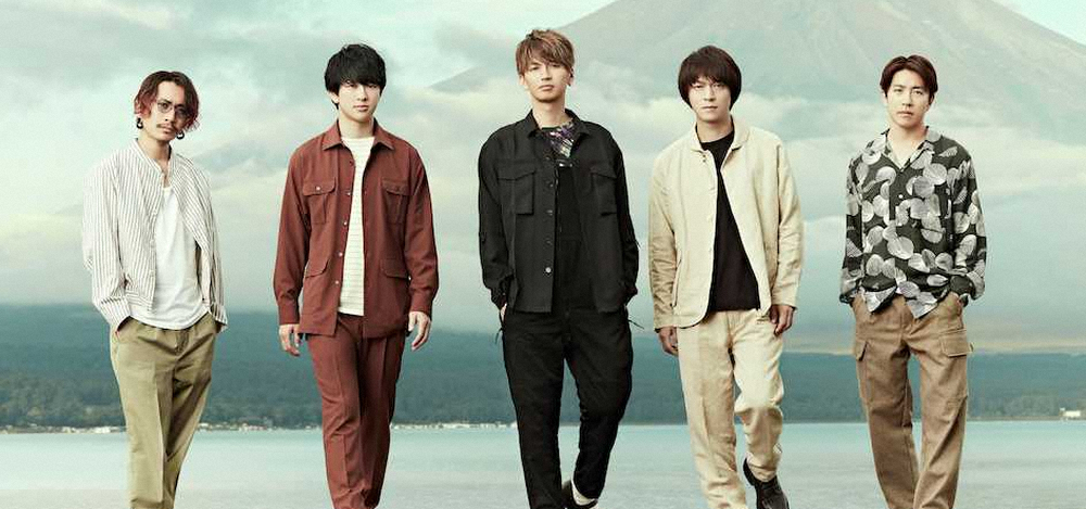 5人体制初のシングルをリリースする関ジャニ∞の（左から）安田章大、横山裕、大倉忠義、丸山隆平、村上信五