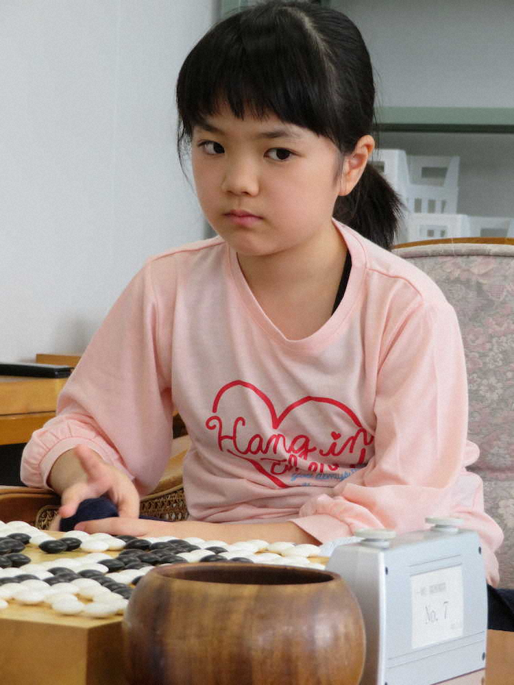 仲邑菫初段 連勝は4でストップ 難しい碁でした 囲碁の史上最年少プロ棋士 スポニチ Sponichi Annex 芸能