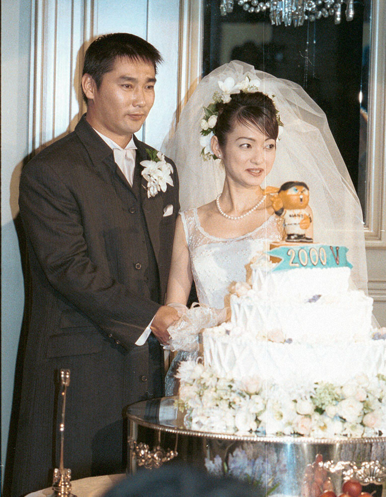 2000年に結婚した元木大介と大神いずみ