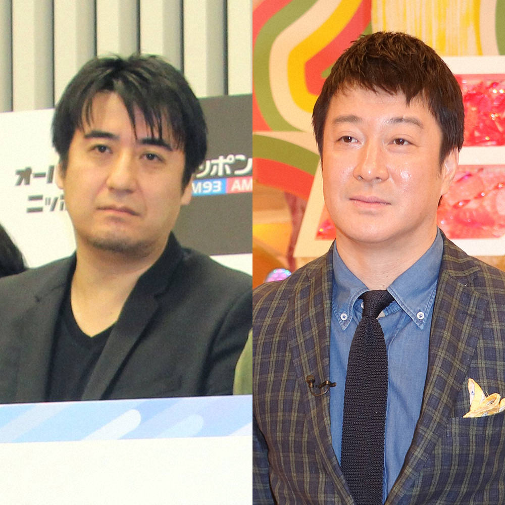 テレビ東京プロデューサーの佐久間宣行氏（左）と「極楽とんぼ」加藤浩次