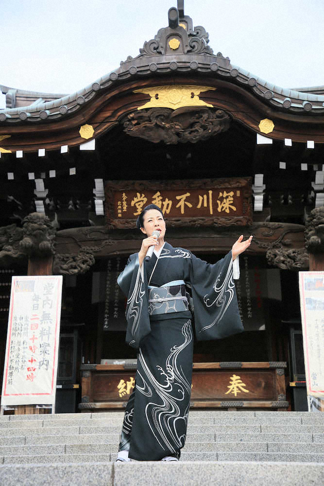 【画像・写真】坂本冬美、新曲ヒット祈願で“恒例”独身ネタ「私は官僚の方と“何か”はありません」