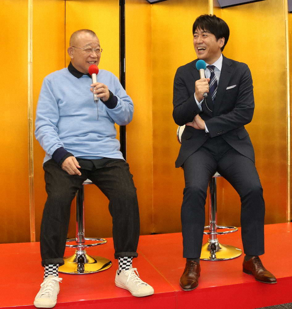 【画像・写真】鶴瓶＆安住アナ　8時間生放送でBS民放5局を渡り歩く　安住アナ「師匠と生放送は危険でしかない」