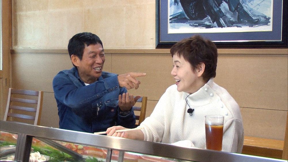 日本テレビ「誰も知らない明石家さんま」で、元妻・大竹しのぶと2人きり対談に臨んだ明石家さんま（C）日本テレビ