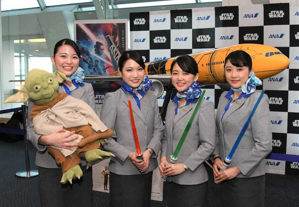 【画像・写真】全日空　スター・ウォーズ公開記念運航「皆さまの空の旅がフォースとともにあらんことを」