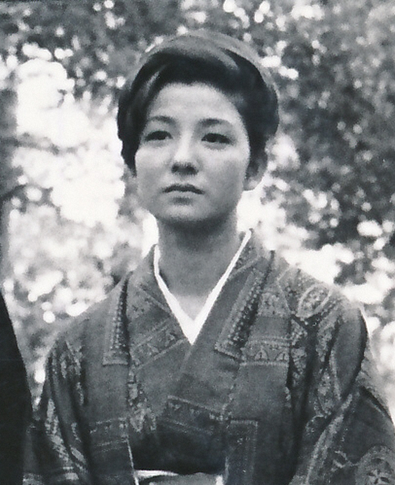 亡くなった元女優の青山京子さん（1964年撮影）