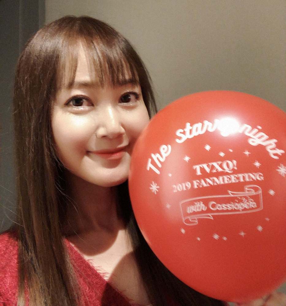 昨年末 韓国 ソウルで開催された東方神起のファンミーティングに参加した関西テレビ 杉本なつみアナ スポニチ Sponichi Annex 芸能