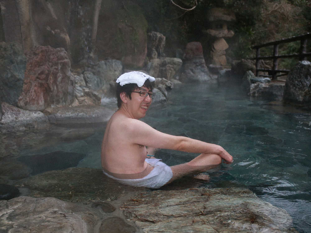 【画像・写真】王将戦第2局から一夜　広瀬八段、タイ勝に「ホッと」湯っくり