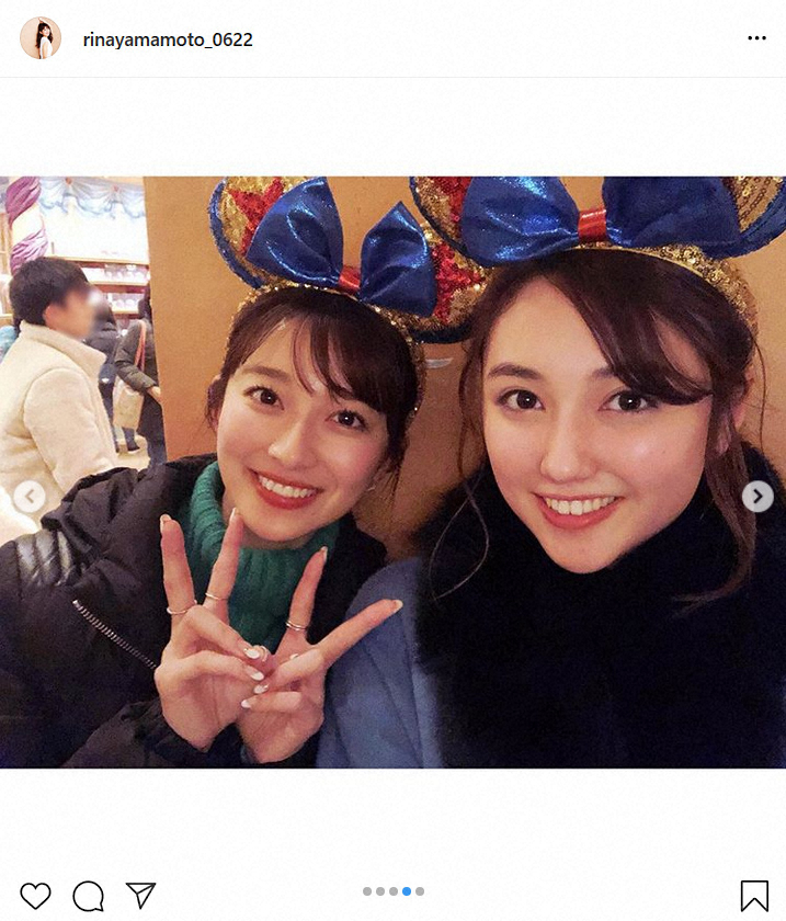 【画像・写真】TBS山本里菜＆山形純菜アナ“同期ディズニー”満喫、ツーショットに称賛続々